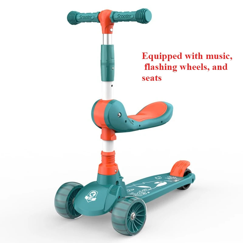 Sparkesykler - Scooter with Music and Flashing Wheels