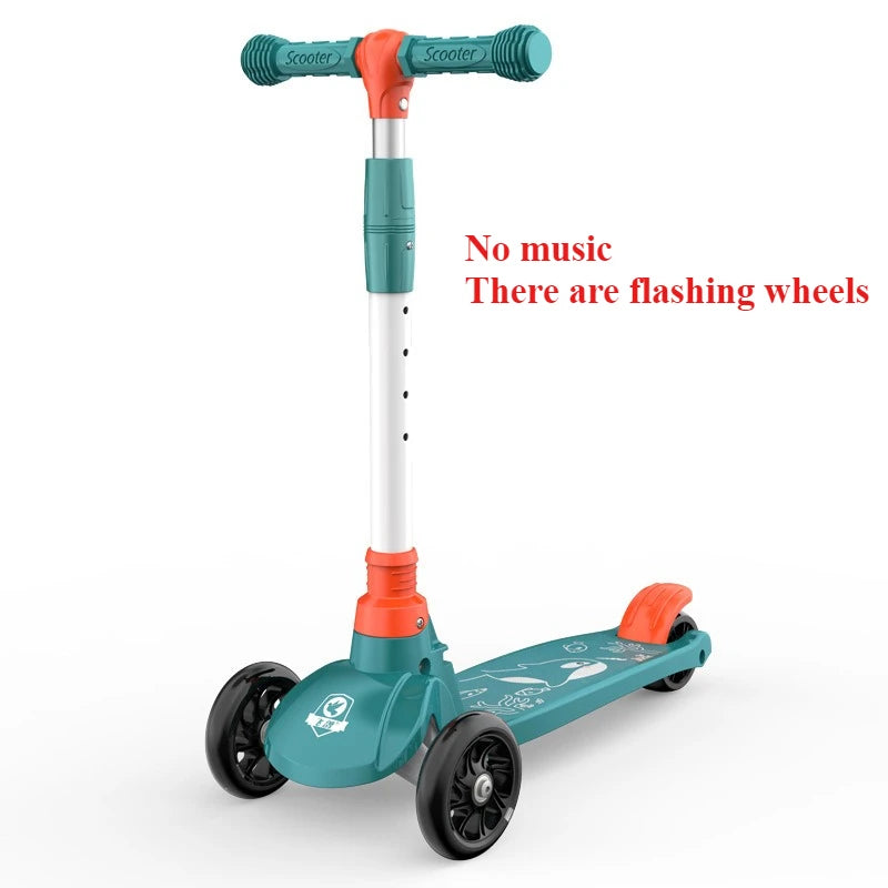 Sparkesykler - Scooter with Music and Flashing Wheels