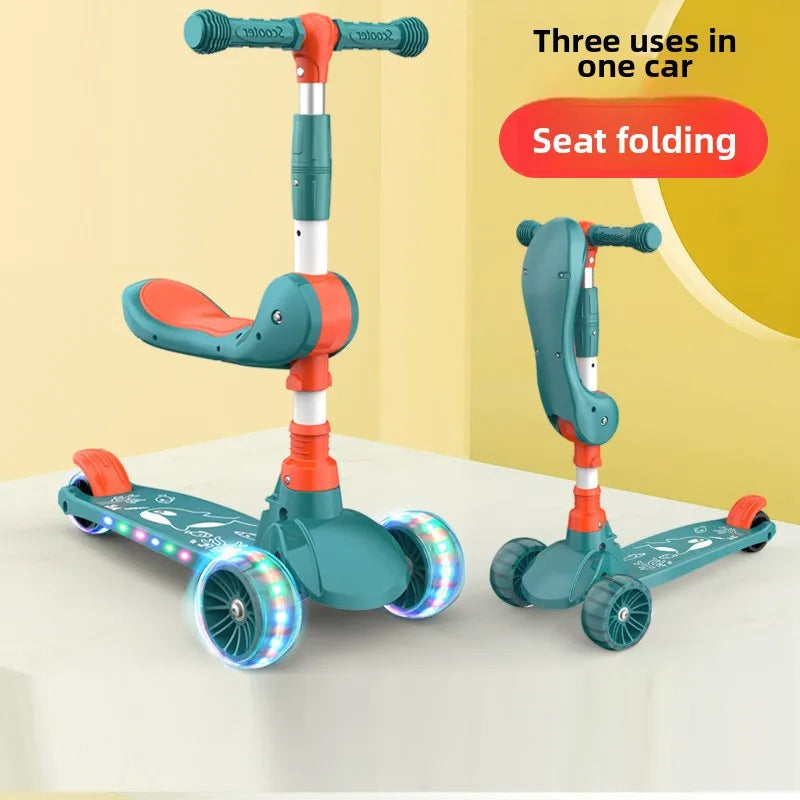 Sparkesykler - Scooter with Music and Flashing Wheels